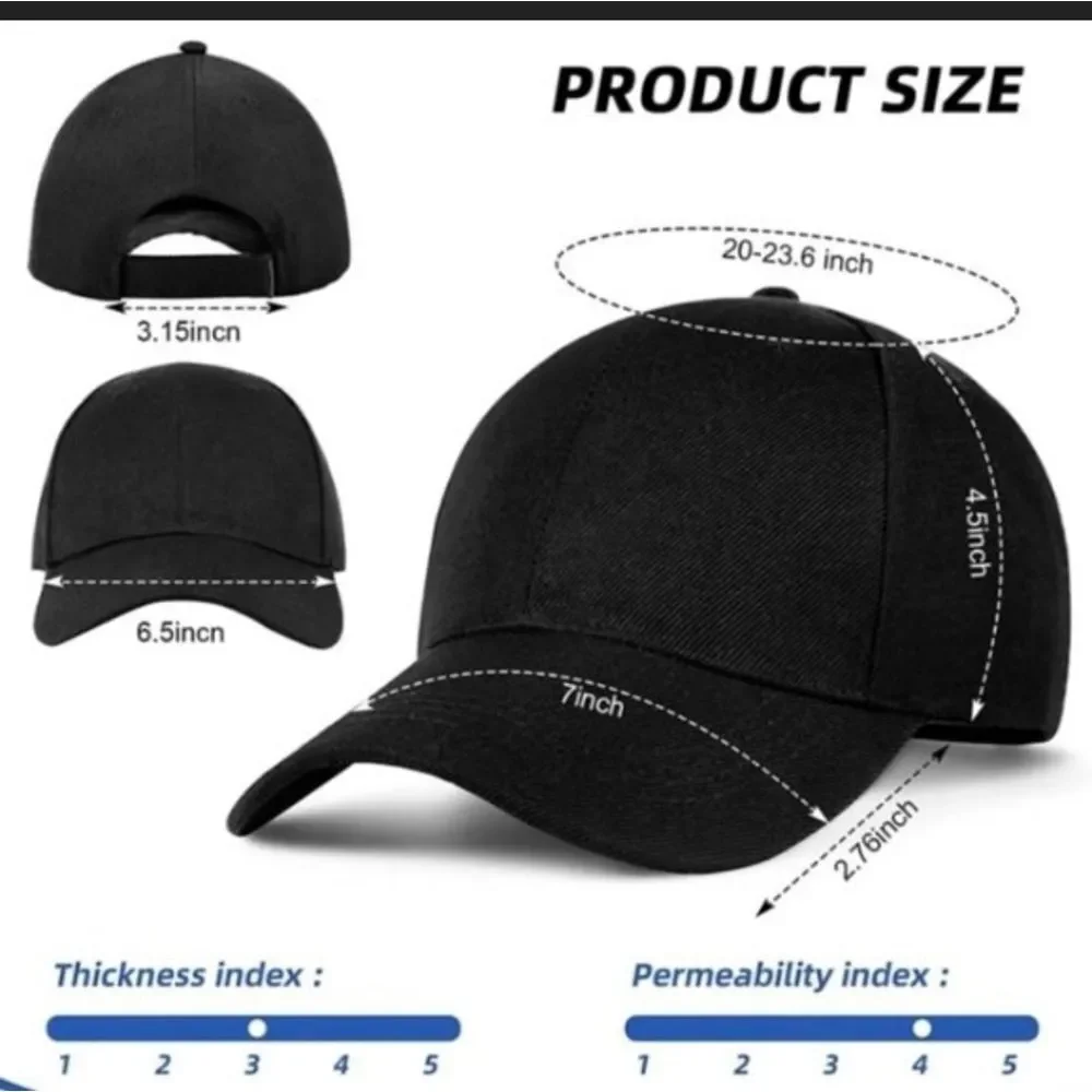 Trendy Embroidery Casual Baseball Cap Solid Color Simple Dad Hats Lightweight Ad